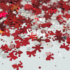 Red Holiday Chunky Glitter - Red Glitter Red Holiday Chunky Glitter - Red Glitter