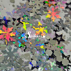 Silver Winter Chunky Glitter - Silver Glitter Silver Winter Chunky Glitter - Silver Glitter