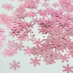 Pink Snowflakes Shape Glitter - Pink Glitter Pink Snowflakes Shape Glitter - Pink Glitter
