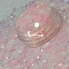 Pink Glow in the dark Chunky Glitter - Pink Glitter Pink Glow in the dark Chunky Glitter - Pink Glitter