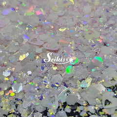 Sweetheart - White Iridescent Glitter Sweetheart - White Iridescent Glitter
