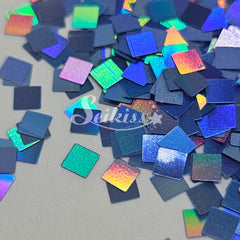 Blue Holo Squares Shape Glitter - Blue Glitter Blue Holo Squares Shape Glitter - Blue Glitter