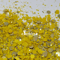 Yellow Citrine Chunky Glitter - Multicolor Glitter Yellow Citrine Chunky Glitter - Multicolor Glitter