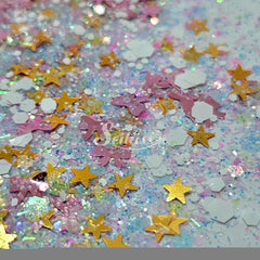Ballerina Glitter Mix - Star and bow Shape Glitter Ballerina Glitter Mix - Star and bow Shape Glitter