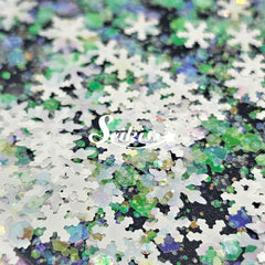 White Christmas Chunky Glitter - White Glitter White Christmas Chunky Glitter - White Glitter