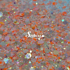 Carrots Iridescent Chunky Glitter - Orange Glitter Carrots Iridescent Chunky Glitter - Orange Glitter