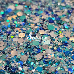 Aruba Chunky Glitter - Blue Glitter Aruba Chunky Glitter - Blue Glitter