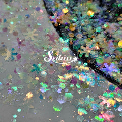 Iridescent Winter Chunky Glitter - White Glitter Iridescent Winter Chunky Glitter - White Glitter
