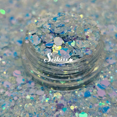 Blueberry Iridescent Chunky Glitter - Blue Glitter Blueberry Iridescent Chunky Glitter - Blue Glitter