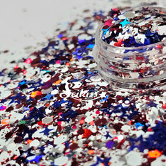 Freedom Holographic Chunky Glitter - Multicolor Glitter Freedom Holographic Chunky Glitter - Multicolor Glitter