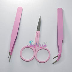 Tweezers and Scissor Set for Craft- Pink Tweezers and Scissor Set for Craft- Pink