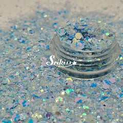 Blueberry Iridescent Chunky Glitter - Blue Glitter Blueberry Iridescent Chunky Glitter - Blue Glitter