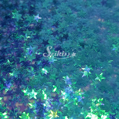 Aqua Stars Shape Glitter - Blue Glitter Aqua Stars Shape Glitter - Blue Glitter