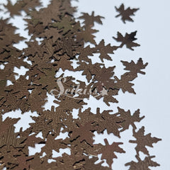 Mocha Autumn Leaf Shape Glitter - Brown Glitter Mocha Autumn Leaf Shape Glitter - Brown Glitter