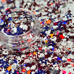 Freedom Holographic Chunky Glitter - Multicolor Glitter Freedom Holographic Chunky Glitter - Multicolor Glitter