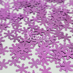Purple Snowflakes Shape Glitter - Purple Glitter Purple Snowflakes Shape Glitter - Purple Glitter
