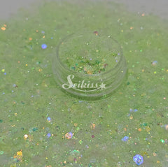 Pistachios Iridescent Chunky Glitter - Green Glitter Pistachios Iridescent Chunky Glitter - Green Glitter