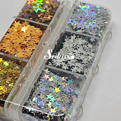Stars Bundle Glitter - Gold & Silver Stars Bundle Glitter - Gold & Silver