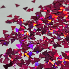 Seikiss Triangles Shape Glitter - Pink Glitter Seikiss Triangles Shape Glitter - Pink Glitter