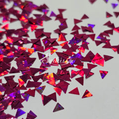 Seikiss Triangles Shape Glitter - Pink Glitter Seikiss Triangles Shape Glitter - Pink Glitter