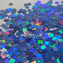 Blue Holo Squares Shape Glitter - Blue Glitter Blue Holo Squares Shape Glitter - Blue Glitter