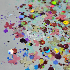Mariposa Glitter Mix - Butterfly Shape Glitter Mariposa Glitter Mix - Butterfly Shape Glitter
