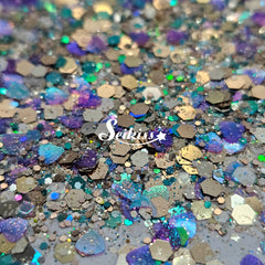 Royal Coast Chunky Glitter Mix- Gold and Purple Glitter Royal Coast Chunky Glitter Mix- Gold and Purple Glitter