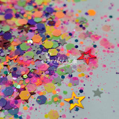 Fiesta Glitter Mix - Multicolor Shape Glitter Fiesta Glitter Mix - Multicolor Shape Glitter