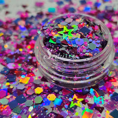 1982 Retro Glitter Mix - Multicolor Shape Glitter 1982 Retro Glitter Mix - Multicolor Shape Glitter