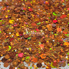 Fancy Ginger Holographic Chunky Glitter - Orange Glitter Fancy Ginger Holographic Chunky Glitter - Orange Glitter