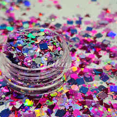 1982 Retro Glitter Mix - Multicolor Shape Glitter 1982 Retro Glitter Mix - Multicolor Shape Glitter