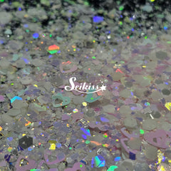Sweetheart - White Iridescent Glitter Sweetheart - White Iridescent Glitter
