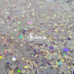 Sweetheart - White Iridescent Glitter Sweetheart - White Iridescent Glitter