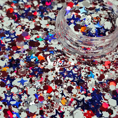 Freedom Holographic Chunky Glitter - Multicolor Glitter Freedom Holographic Chunky Glitter - Multicolor Glitter