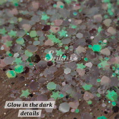 Princess Glow Chunky Glitter - White Glitter Princess Glow Chunky Glitter - White Glitter