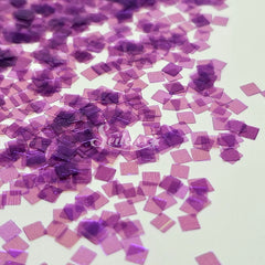 Purple Squares Shape Glitter - Purple Glitter Purple Squares Shape Glitter - Purple Glitter
