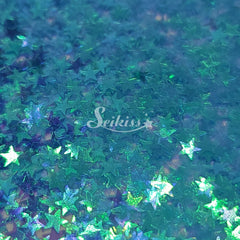 Aqua Stars Shape Glitter - Blue Glitter Aqua Stars Shape Glitter - Blue Glitter