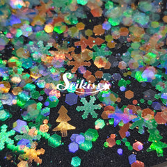 Iridescent Winter Chunky Glitter - White Glitter Iridescent Winter Chunky Glitter - White Glitter