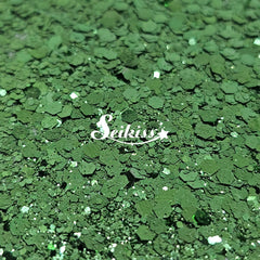 Dark Sage Metallic Chunky Glitter - Green Glitter Dark Sage Metallic Chunky Glitter - Green Glitter