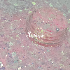 Pink Glow in the dark Chunky Glitter - Pink Glitter Pink Glow in the dark Chunky Glitter - Pink Glitter
