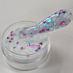 Dreamer Stars Nail Acrylic Powder with Glitter - Acrylic Powder Dreamer Stars Nail Acrylic Powder with Glitter - Acrylic Powder