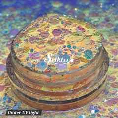 Pink Glow in the dark Chunky Glitter - Pink Glitter Pink Glow in the dark Chunky Glitter - Pink Glitter