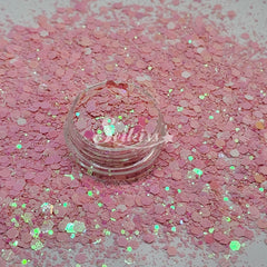 Blush Metallic Chunky Glitter - Pink Glitter Blush Metallic Chunky Glitter - Pink Glitter