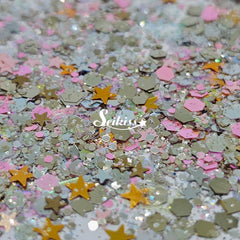 Superstar Glitter Mix - Gold and Pink Glitter Superstar Glitter Mix - Gold and Pink Glitter
