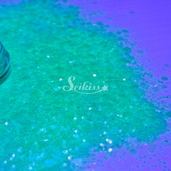 Fluorescent Green Chunky Glitter - Green Glitter Fluorescent Green Chunky Glitter - Green Glitter