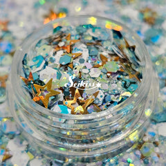 Starry Sky Chunky Glitter - Multicolor Glitter Starry Sky Chunky Glitter - Multicolor Glitter