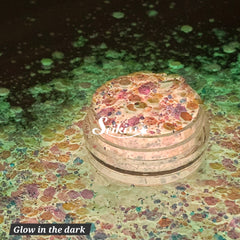 Pink Glow in the dark Chunky Glitter - Pink Glitter Pink Glow in the dark Chunky Glitter - Pink Glitter