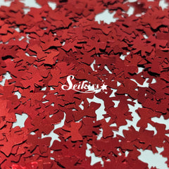 Red Bows Shape Glitter - Red Glitter Red Bows Shape Glitter - Red Glitter
