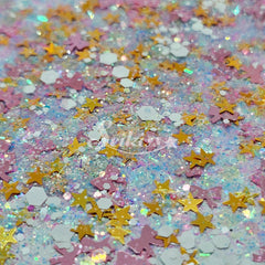 Ballerina Glitter Mix - Star and bow Shape Glitter Ballerina Glitter Mix - Star and bow Shape Glitter