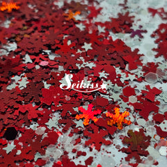 Red Holiday Chunky Glitter - Red Glitter Red Holiday Chunky Glitter - Red Glitter